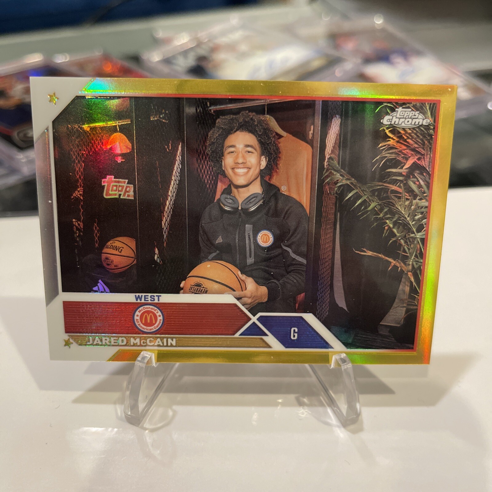 2023 Topps Chrome McDonald's JARED MCCAIN Gold Image Variation /50 🔥