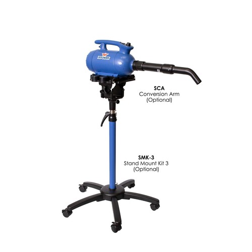 XPOWER B-24 Thermal Ace 3 HP Variable Speed Dog Blaster Force Pet Dryer w/ Heat - Picture 8 of 10
