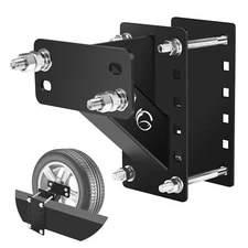 Spare Tire Carrier,Spare Tire Mount Boat Trailer Carrier Bracket,Heavy Duty L...