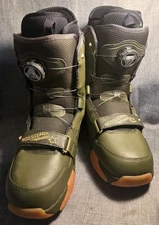 Rossignol Crank Boa H4 Men’s  New No Tags Mint Condition Dark Green Size 10 