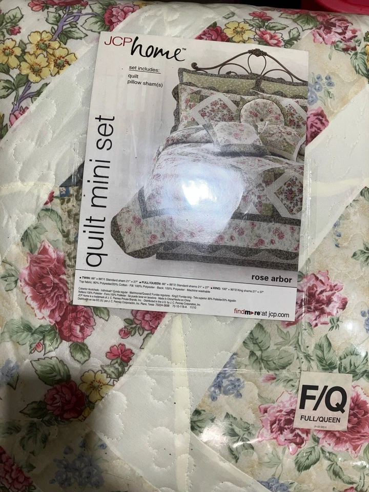 Mini juego de edredón para el hogar JCP en Rose Arbor Foto 3 de 3