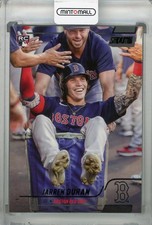2022 Topps Stadium Club Jarren Duran Black Foil RC Red Sox Card
