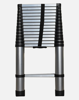 14.5FT Aluminum Extension Telescoping Lightweight Step Ladder 330lbs Heavy Duty