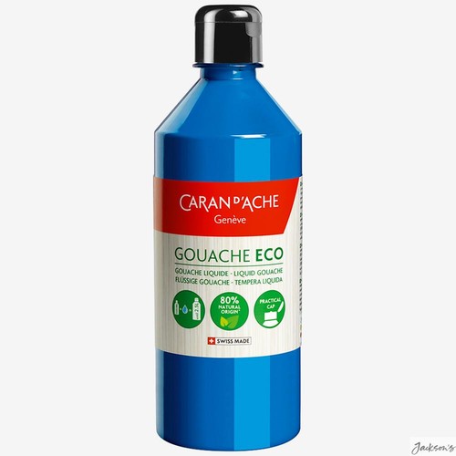 Caran d'Ache : Eco Gouache : 500ml : Primary Cyan - Picture 2 of 2