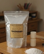 Natural White Beeswax 100/1000g Granular Beeswax DIY Candle Making Materials