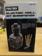 Pro-Tech #5230 Electric Drill Bit Sharpener (9/64-25/64" Steel Drill Bits)