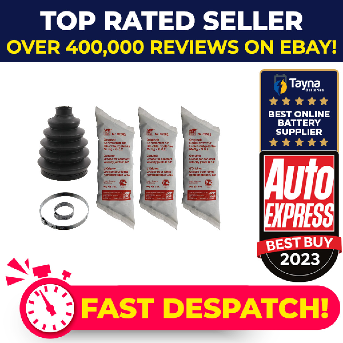 CV Joint Boot fits VAUXHALL VECTRA C Outer 1.8 2.2 02 to 08 C.V. Driveshaft Febi