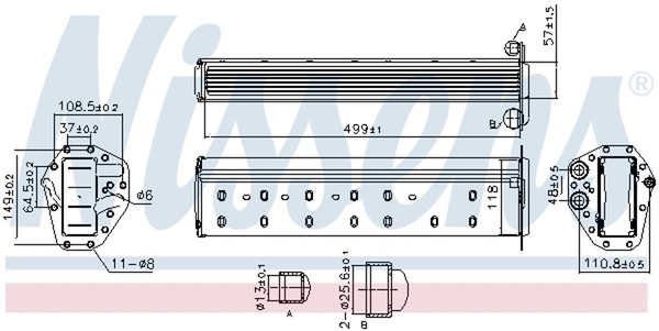 LadeluftküHler Nissens 961227 FüR BMW 4Er F32 F82 5Er G30 F90 3Er F30 F80 F33 X3-image