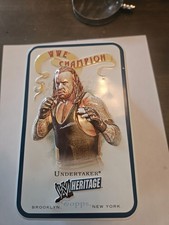 2007 Topps Heritage WWE The Undertaker tin card box. Heritage.