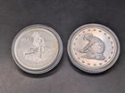 🔥 VINTAGE AMERICAN PROSPECTOR .999 FINE SILVER ROUNDS LOT 1984 ENGELHARD 2 OZT