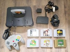 Nintendo 64 Console & Games Bundle Zelda Mario Kart N64 007 DK + Expansion pak