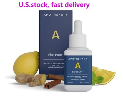 Apothékary Blue Burn Metabolic & Weight Support Tincture 1.0 oz-NEW