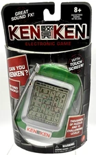 KenKen Ken Ken Handheld Electronic Japanese Number Brain Game 2008 New, Sealed_