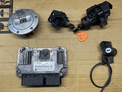BMW R1200 R1200RT Lock Set ECU Control Module Ignition Switch Key Lot 2008-2012