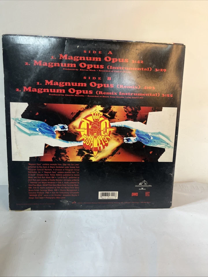 TOP QUALITY "MAGNUM OPUS" 12" VINYL MEGA SINGLE 1993 RCA RECORDS NM/EX Rare Copy Foto 2 de 4
