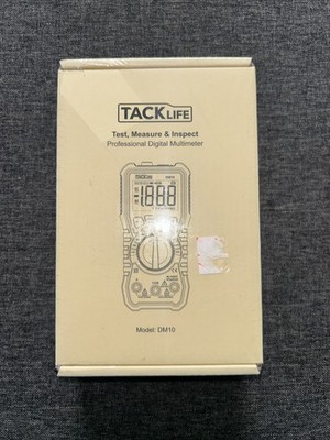 Tacklife DM10 Digital Multimeter, Digital Electrical Tester New In Box 