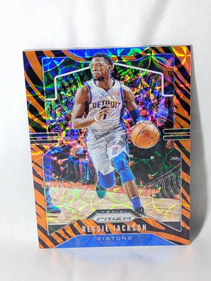 Panini Prizm Choice Tiger Stripes Prizm Reggie Jackson #95 2019-20 casi nuevo magnético  Foto 3 de 4