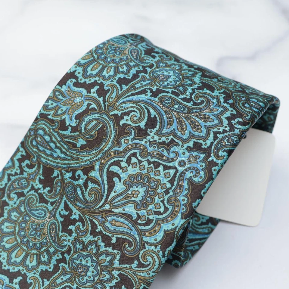 Corbata de cuello Stefano Ricci verde sin usar como nueva Foto 4 de 4