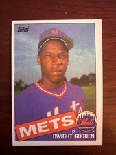 1985 Topps Dwight Gooden #620 RC Rookie Card New York Mets Baseball. rookie card picture