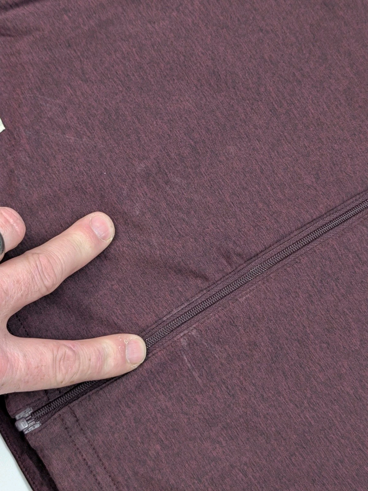 Tracksmith Session Full Zip Men's Medium Maroon L… - image 6