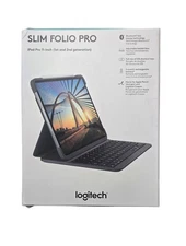 Logitech Slim Folio Pro Keyboard Case for iPad Pro 11in 1st & 2nd Gen