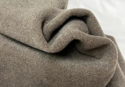 $40 for 2 Yards - 90% Real Wool Fabric (Coating) Italian - Heather D.khaki #162