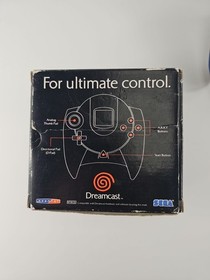 Dreamcast Clear Blue Controller OEM HKT-7700 Sega Tested w/Box (Hairline Crack)
