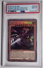Konami Yu-Gi-Oh Slifer the Sky Dragon 2019 Tin Prismatic Secret Holo LE PSA 8