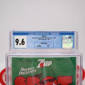 NES Nintendo 7-UP'S SPOT: THE VIDEO GAME - CGC GRADED 9.6 A+ NEW & Sealed! 