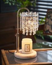 Candle Warmer Lamp with Timer Dimmer Adjustable Height Candle Warmer with Mar...