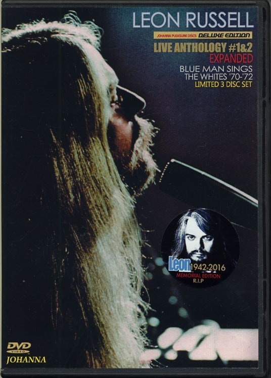 LEON RUSSELL / LIVE ANTHOLOGY #1&2 EXPANDED. 3xDVD Sealed