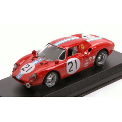 FERRARI 250 LM N.21 7th DAYTONA 1970 YOUNG-CHINETTI JR.1:43 Best Model Auto Comp