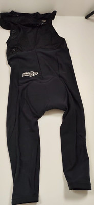 602F Biemme Radlerhose Lange Beine Schwarz Größe M NEU