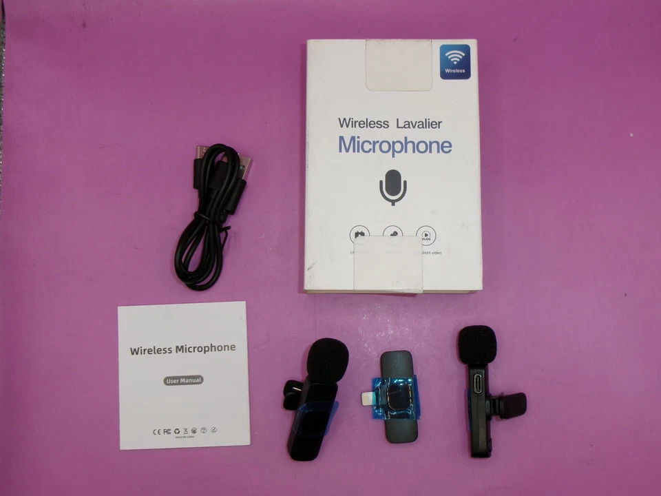 Wireless Lavalier Mini Microphone for Iphone w/ Lightning connector - Image 2 of 4