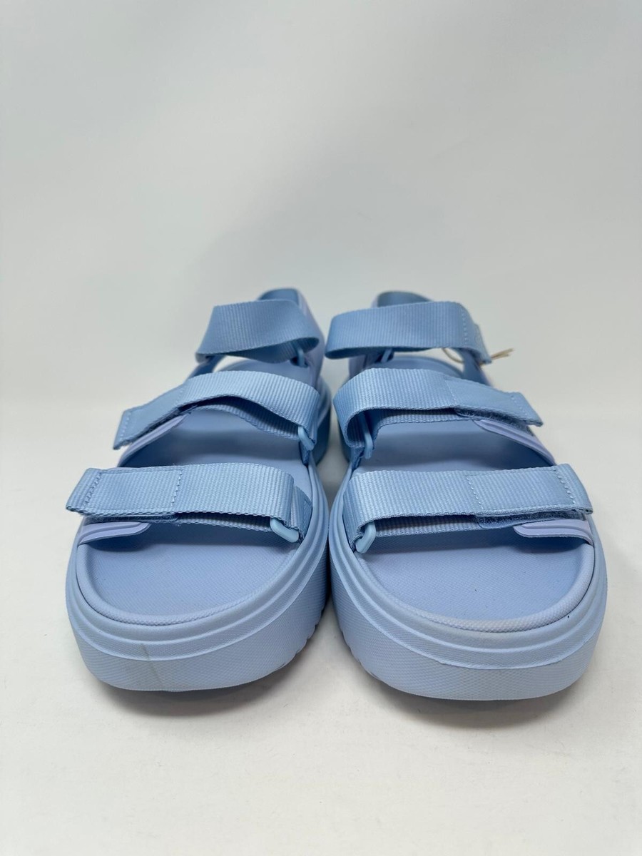 adidas Women's Slyn Platform Sandals JI4087 - US:10, Glow Blue, J2