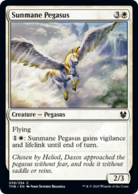 Sunmane Pegasus x4 - Theros Beyond Death - NM-Mint, English - Theros Beyond Deat