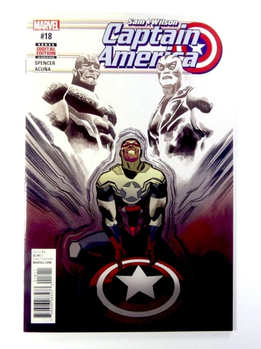 Marvel CAPTAIN AMERICA: SAM WILSON (2017) #18 1st Patriot Cameo App NM-(9.4)