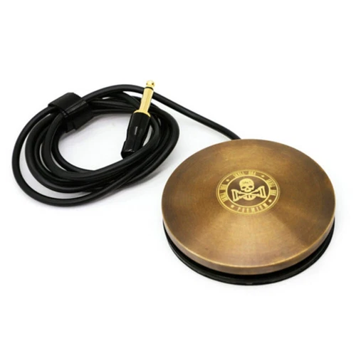 The All Natural Easy Switch Tattoo Foot Switch Pedal 360 Degree Solid Brass - product listing photo