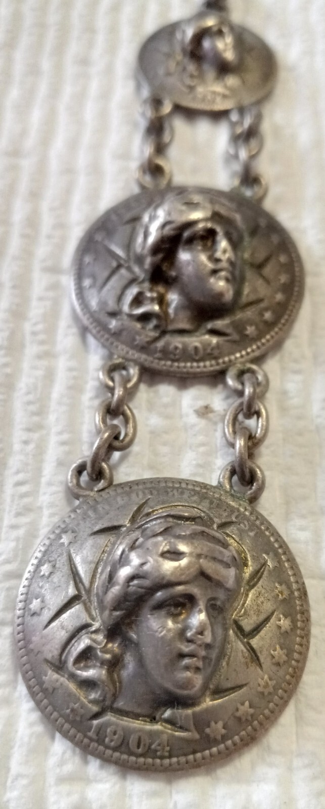 Barber Dime Quarter 3D Liberty Pop Push Punch Out Repousse coin FOB