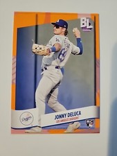 2024 Big League Base Common Electric Orange Parallel #88 Jonny Deluca E12