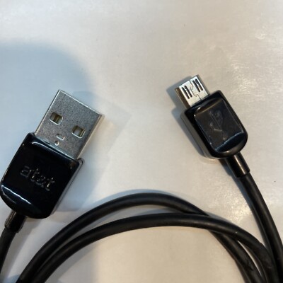 AT&T OEM 3 ft Black Universal Micro USB Data + Charging Cable Samsung Galaxy S5