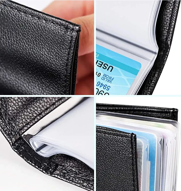 Wonder Wallet Amazing Slim RFID Wallet As Seen on TV Black Leather Wonder Wallet - Image 2 of 4