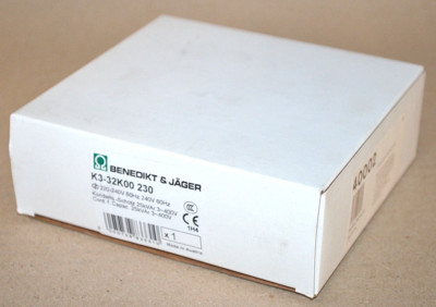 Benedikt & Jäger K3-32K00 230 Kondensator-Schütz 25kVAr 3~400V 220-240V 50Hz60Hz