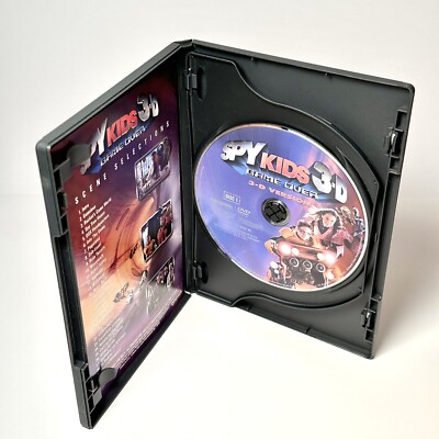 Spy Kids 3: Game Over (DVD, 2004, Includes both 2-D and 3-D
