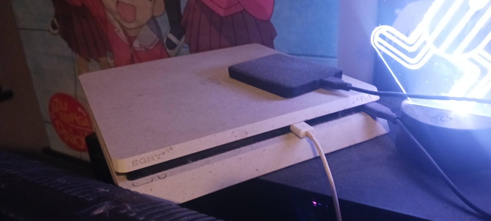 White PlayStation 4 Console with Controller & 8-Game Bundle