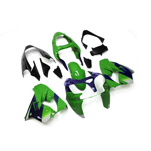 Green Black Fairing Kit For Kawasaki ZX9R NINJA 2000 2001 ZX-9R 00 01 Bodywork - Picture 2 of 8