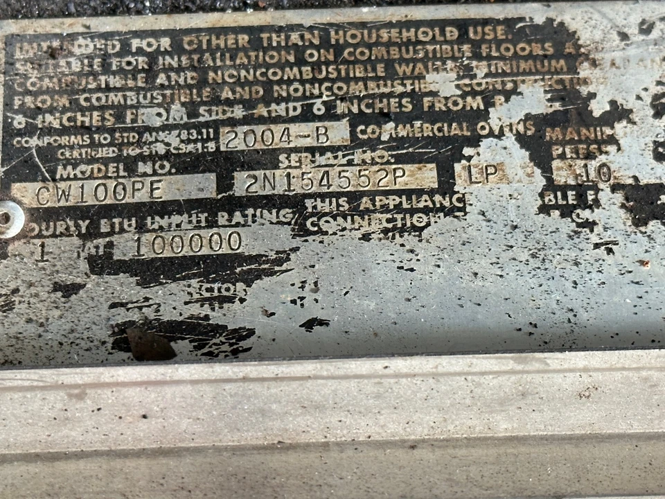 Peerlees Pizza Ovens CW200PESC - Image 4 of 4