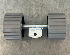 Boat trailer ribbed rollers with axle, washers and split pins. Rib Jet Ski 