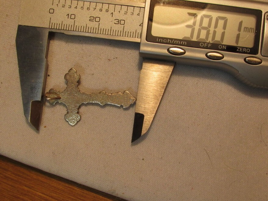 VINTAGE ART DECO STERLING SILVER CHAPEL TRADITIONAL CRUCIFIX (B) eBay