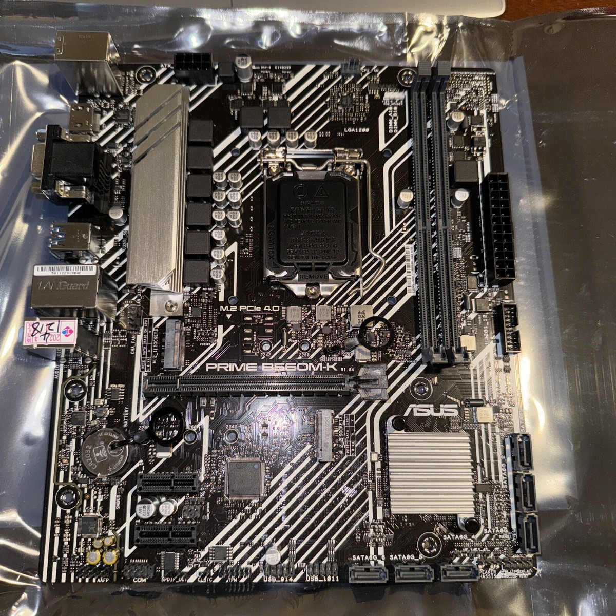 ASUS PRIME B560M-K Intel B560 DDR4 LGA 1200 Micro ATX Motherboard